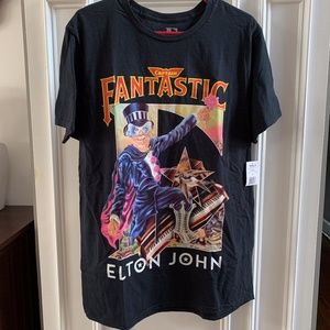 Elton John Captain Fantastic Rocketman Tee L NWT